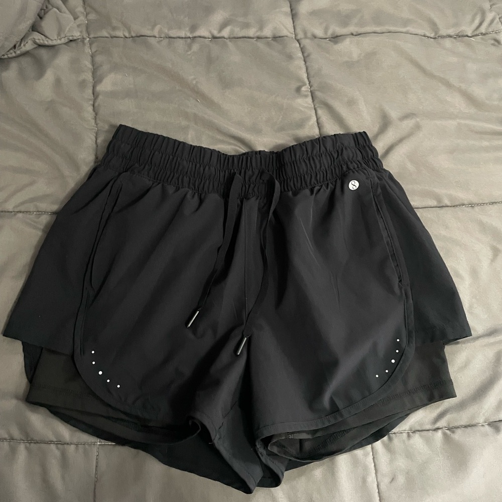 Women's Black Running Shorts - Lightweight Athletic Shorts